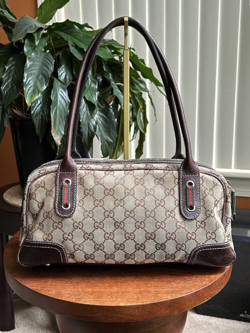GUCCI GG Princy Boston Bag, Tan, Brown - Picture 4 of 16